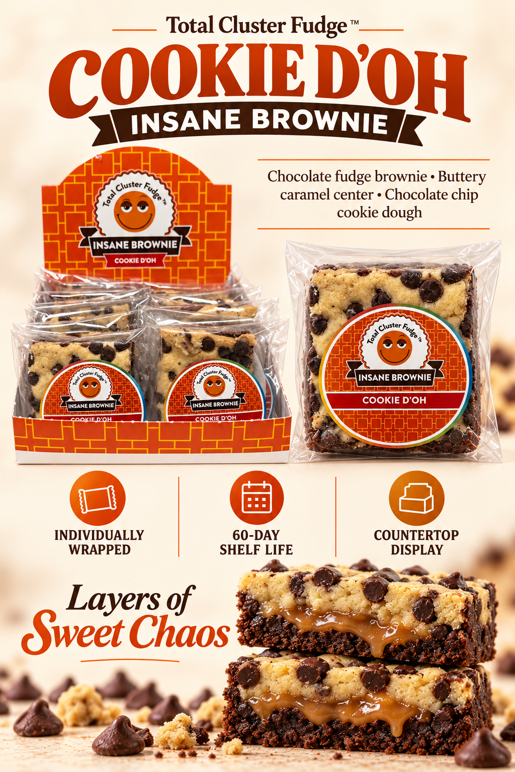 Cookie D’Oh Insane Brownie product sheet